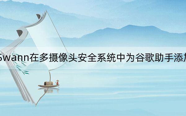 Swann在多摄像头安全系统中为谷歌助手添加语音