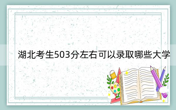 湖北考生503分左右可以录取哪些大学？（附带2022-2024年503左右大学名单）