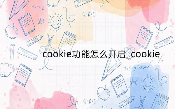 cookie功能怎么开启_cookie