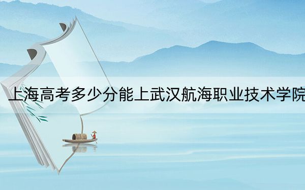 上海高考多少分能上武汉航海职业技术学院？2024年综合投档线194分