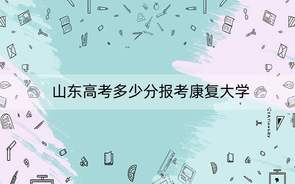 山东高考多少分报考康复大学？2024年综合录取分557分