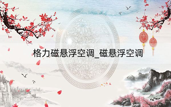 格力磁悬浮空调_磁悬浮空调