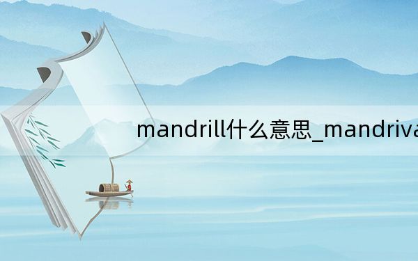 mandrill什么意思_mandriva