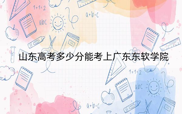 山东高考多少分能考上广东东软学院?2024年综合录取分446分