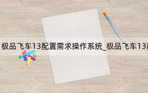 极品飞车13配置需求操作系统_极品飞车13配置