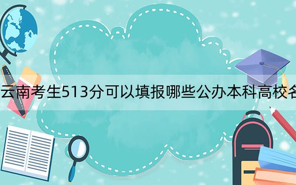 云南考生513分可以填报哪些公办本科高校名单？ 2025年高考可以填报34所大学