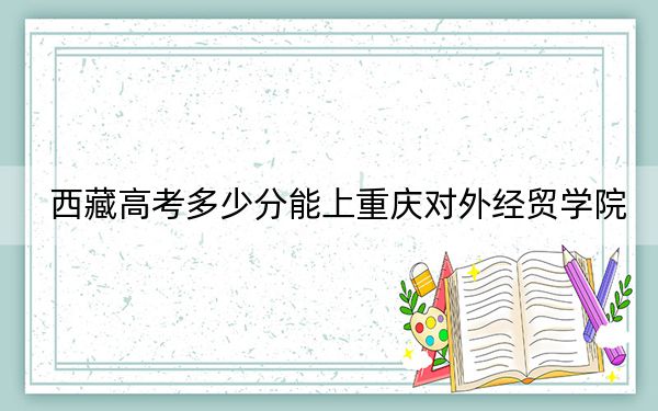 西藏高考多少分能上重庆对外经贸学院?2024年投档线分