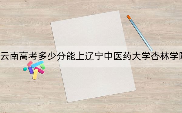 云南高考多少分能上辽宁中医药大学杏林学院?2024年文科518分 理科录取分462分