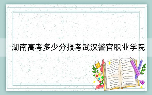 湖南高考多少分报考武汉警官职业学院？2024年历史类417分 物理类最低409分