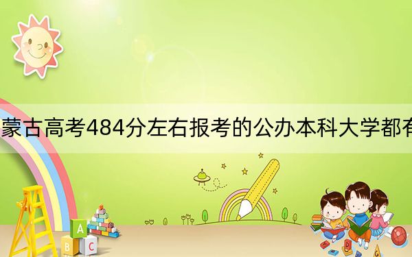 内蒙古高考484分左右报考的公办本科大学都有哪些? 2024年高考有27所最低分在484左右的大学