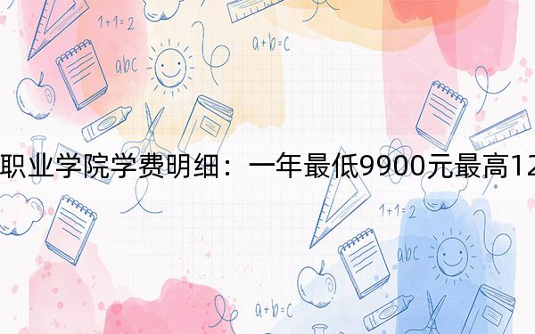 2024年重庆传媒职业学院学费明细:一年最低9900元最高12000元(各专业收费标准)