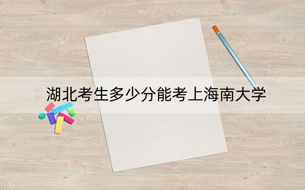 湖北考生多少分能考上海南大学?附2022-2024年院校投档线