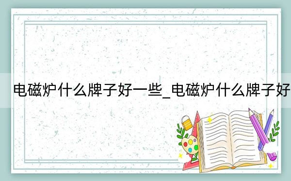 电磁炉什么牌子好一些_电磁炉什么牌子好