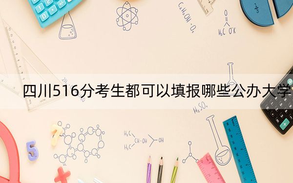 四川516分考生都可以填报哪些公办大学？ 2024年高考有64所最低分在516左右的大学