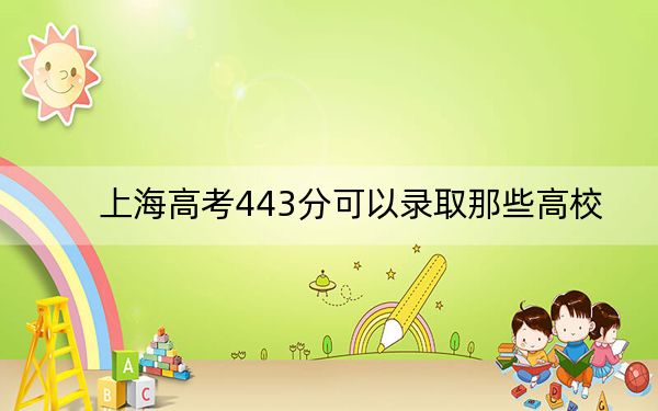 上海高考443分可以录取那些高校? 2025年高考可以填报33所大学