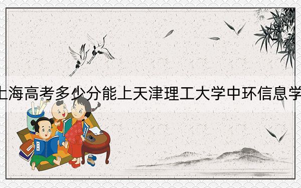 上海高考多少分能上天津理工大学中环信息学院?2024年综合最低403分