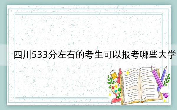四川533分左右的考生可以报考哪些大学? 2024年一共27所大学录取
