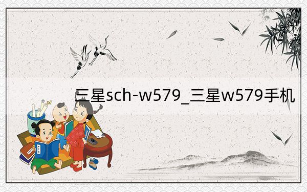 三星sch-w579_三星w579手机