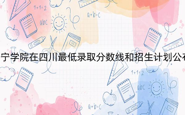 南宁学院在四川最低录取分数线和招生计划公布!