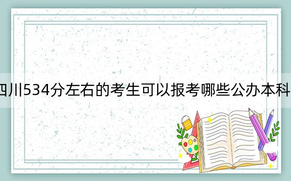 四川534分左右的考生可以报考哪些公办本科大学? 2024年高考有41所534录取的大学