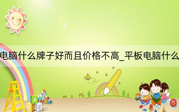 平板电脑什么牌子好而且价格不高_平板电脑什么牌子好