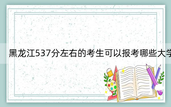 黑龙江537分左右的考生可以报考哪些大学？（供2025年考生参考）