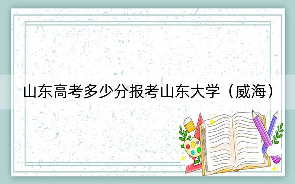 山东高考多少分报考山东大学(威海)?附2022-2024年最低录取分数线