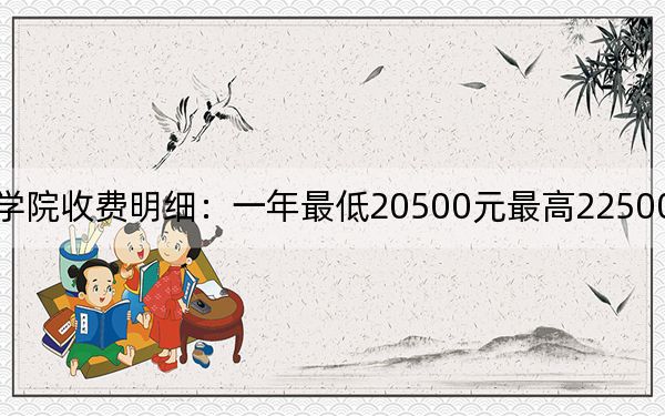2024年南宁学院收费明细：一年最低20500元最高22500元（供云南考生参考）