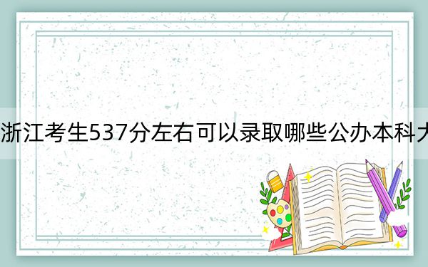 浙江考生537分左右可以录取哪些公办本科大学？（供2025届高三考生参考）